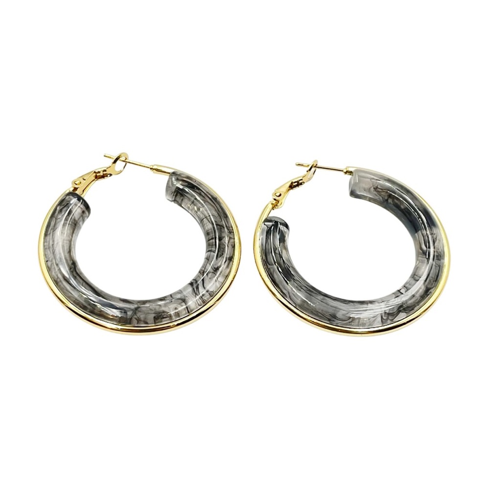 Modern Swirl Hoops - Picture 5 of 10